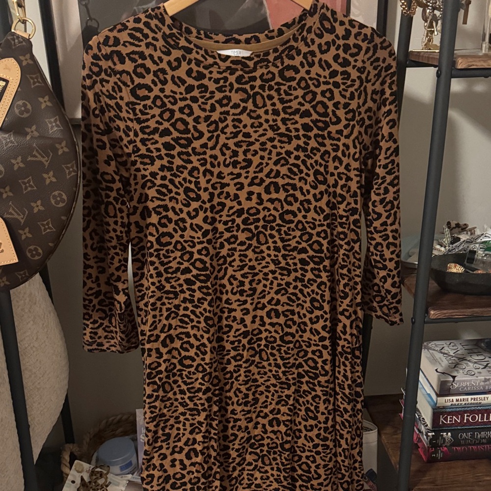 Time and Tru Animal Print Dress
